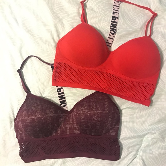VS/Pink Sports Bra (just purple one) πππ - Picture 1 of 7